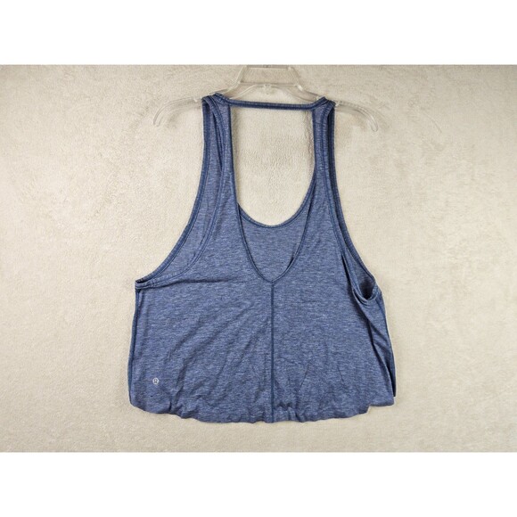 Lululemon Women’s Sleeveless Cropped Loose Athletic Tank Top Size 8 - Picture 2 of 2